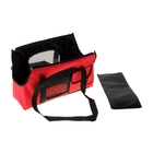 Сумка-переноска мягкая с кармашком, 37 х 13 х 20 см, красная - Фото 2