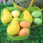 Сувенир цыпа и два яйца на травке - Фото 2