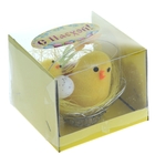 Сувенир цыпа с цыплёнком и яйцом в корзинке с цветком - Фото 2