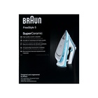Утюг Braun SI5006BL, керамическая подошва, 2600 Вт, 45 г/мин, 300 мл, бело-голубой - фото 9661646