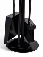 Набор каминный (совок, кочерга, щетка) деревянные ручки цвет черный 730*200*200 - фото 809232147