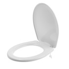 Сиденье для унитаза ORIO К-01, регулируемое, белое - фото 24430536