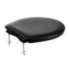 Сиденье для унитаза ORIO К-01-2, регулируемое, темно-серое - фото 24430543