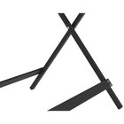 Стол складной «Лаундж», 990×605×750 мм, цвет ДПК серый / каркас металл чёрный матовый - Фото 6