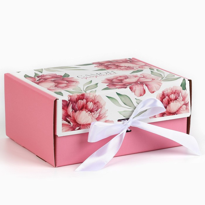 Коробка подарочная складная, упаковка, «Самой прекрасной», 22 х 16.5 х 10 см - фото 1928605113