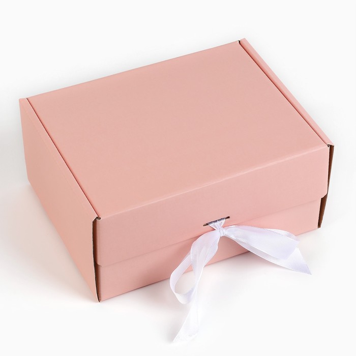 Коробка подарочная складная, упаковка, «Розовая», 22 х 16.5 х 10 см - Фото 1