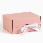 Коробка подарочная складная, упаковка, «Розовая», 22 х 16.5 х 10 см - Фото 2