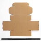 Коробка подарочная складная, упаковка, «Крафт, чёрная лента», 22 х 16.5 х 10 см - Фото 6