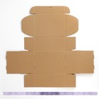 Коробка подарочная складная, упаковка, «Крафт, лавандовая лента», 22 х 16.5 х 10 см - Фото 6