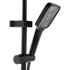 УЦЕНКА Душевая система ZEIN Z3684, верхняя и ручная лейка, ПВХ шланг, гигиен. набор, черн. - Фото 4