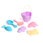 Набор игрушек для песочницы «Африка», 7 предметов: ведро, 4 формочки, лопатка, грабли, МИКС - Фото 9