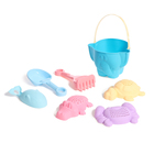 Набор игрушек для песочницы «Африка», 7 предметов: ведро, 4 формочки, лопатка, грабли, МИКС - Фото 10