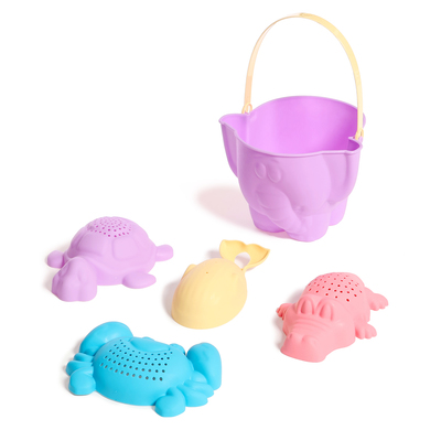 Набор игрушек для песочницы «Африка», 5 предметов: ведро, 4 формочки, МИКС