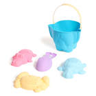 Набор игрушек для песочницы «Африка», 5 предметов: ведро, 4 формочки, МИКС - Фото 9