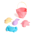 Набор игрушек для песочницы «Африка», 5 предметов: ведро, 4 формочки, МИКС - Фото 10