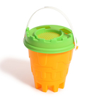 Набор игрушек для песочницы «Пончик», 7 предметов: ведро, сито, кольцо, звезда, 2 формочки, лопата, МИКС - Фото 2