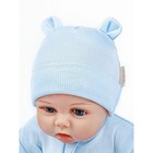 Шапочка детская Amarobaby Fashion bear, размер 38-40, цвет голубой - Фото 5