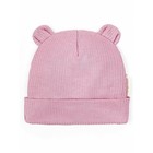 Шапочка детская Amarobaby Fashion bear, размер 38-40, цвет розовый - Фото 2