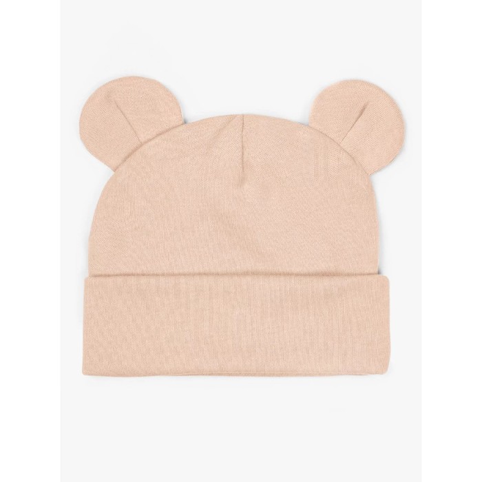 

Шапочка детская Amarobaby Nature essence bear, размер 40-42, цвет бежевый
