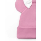Шапочка детская Amarobaby Nature essence mini, размер 38-40, цвет розовый - Фото 3