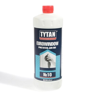 Очиститель TYTAN Professional EUROWINDOW, №10, для ПВХ, 950 мл