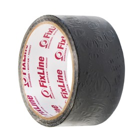 Лента армированная FixLine, стеклотканевая, черная, 48 мм х 10 м 10390203