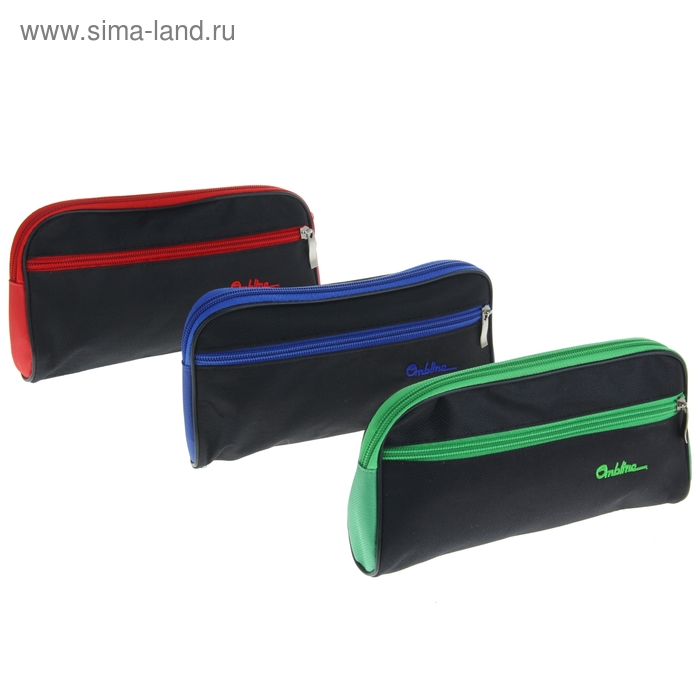 Пенал школьный «Классика», на молнии, МИКС - Фото 1