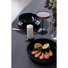 УЦЕНКА Набор посуды на 2 персоны Magistro La palla, фарфор, 7 предметов: тарелка d=23 см, 2 тарелки d=23,2 см, 2 тарелки 1000 мл, 2 салатника 1000 мл, чёрный - Фото 7