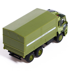 Грузовик металлический «КАМАЗ. АРМИЯ», 1:54, в пакете - фото 25330973