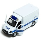 Машина «Полиция», металлическая, 1:32, световые и звуковые эффекты, в пакете - фото 25331016