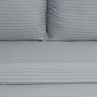 Комплект постельного белья LoveLife евро Gray line 200*217 см, 230*240 см, 50*70 см -2 шт, страйп-сатин, 100%п/э - Фото 2