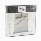 Комплект постельного белья LoveLife евро Gray line 200*217 см, 230*240 см, 50*70 см -2 шт, страйп-сатин, 100%п/э - Фото 5