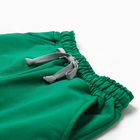 Костюм детский (футболка,шорты), цвет зеленый, рост 98 - Фото 4