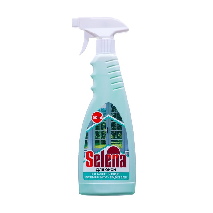 Чистящее средство для окон и зеркал Selena, 500 мл - Фото 1