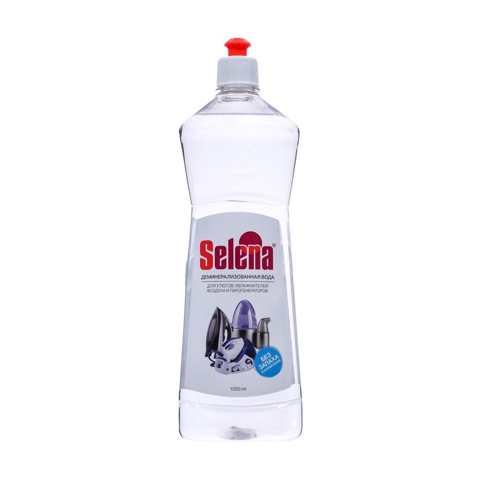 Жидкость Selena деминерализованная без запаха для утюгов, 1 л - Фото 1