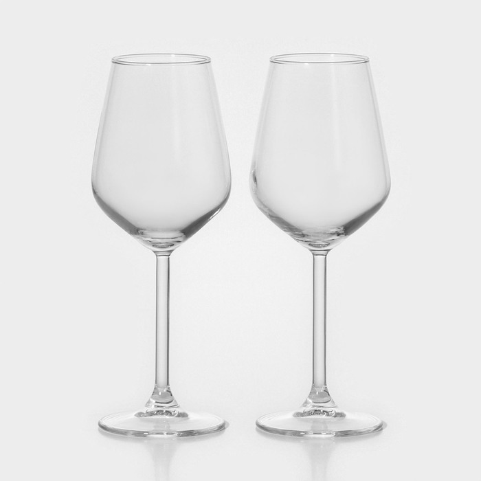 Набор стеклянных бокалов «Аллегра», 350 мл, 2 шт - Фото 1