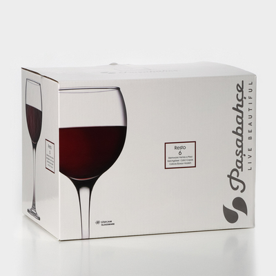 Набор стеклянных бокалов «Ресто», 290 мл, 6 шт