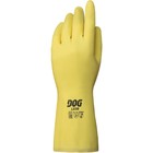 Перчатки DOG L038 латексные химически стойкие, с хб напылением размер 7 (S) - Фото 2