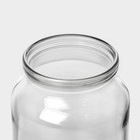 Набор стеклянных банок с крышкой Доляна, СКО-82 мм, 1 л, 12 штук - Фото 6