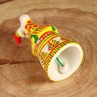 Филимоновская игрушка колокольчик «Козлик», 10-12 см - фото 9743561