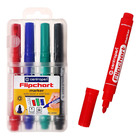 Набор маркеров для флипчарта 4цв 5.0 мм Centropen 8550, лин 2,5мм, пласт/уп, европодвес - фото 300257829