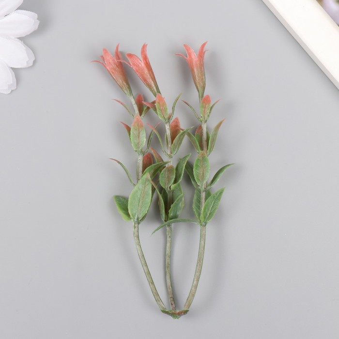 Искусственное растение для творчества "Гиппеастриум" набор 6 шт розовый 11 см
