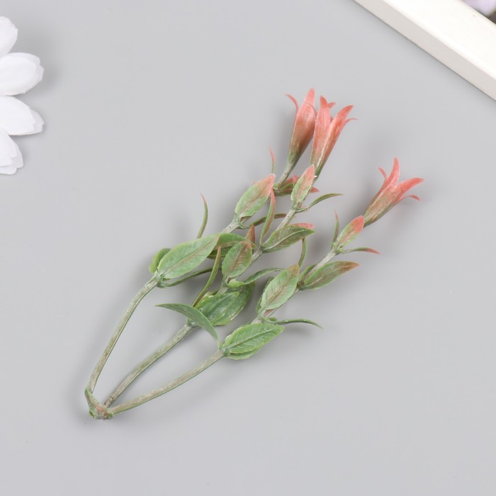 Искусственное растение для творчества "Гиппеастриум" набор 6 шт розовый 11 см