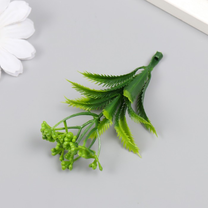 Искусственное растение для творчества "Араукария" набор 12 шт зелёный 9,5 см