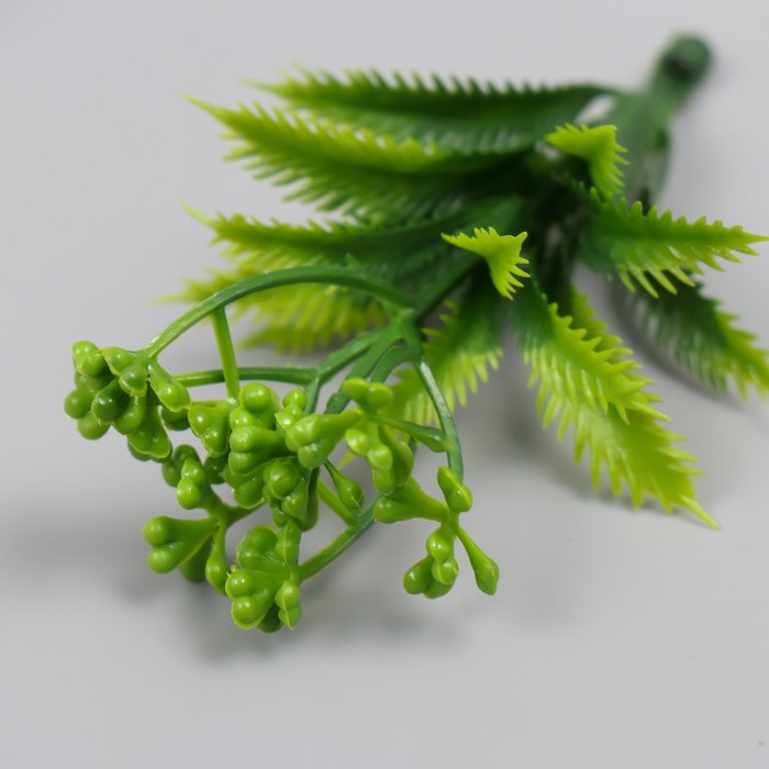 Искусственное растение для творчества "Араукария" набор 12 шт зелёный 9,5 см