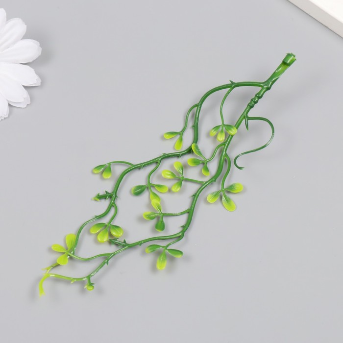 Искусственное растение для творчества "Пеперомия туполистная" набор 6 шт 17 см