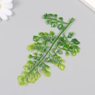 Искусственное растение для творчества "Ветка с остроконечными листьями" набор 6 шт 16 см - Фото 4