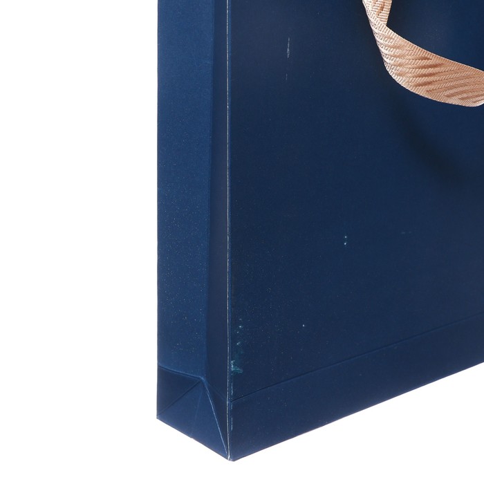 УЦЕНКА Органайзер на кольцах А5, 80 листов, линейка, кожзам, с ручкой, в подарочной коробке, голубой - Фото 1