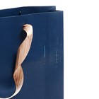 УЦЕНКА Органайзер на кольцах А6+ с клапаном, 80 листов, линейка, кожзам, с ручкой, в подарочной коробке, голубой - Фото 1