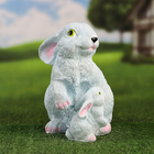 Садовая фигура "Кролики" 35см - Фото 2